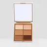 Beauty Creations Bronze Snatchural Cream Face Palette - Titanium-Infused Cosmetic Bronzer & Highlighter, Honey-Caramel-Peach Assorted Shades (1-2 Shades Darker), Contour-Ready for All Skin Types Makeup Application