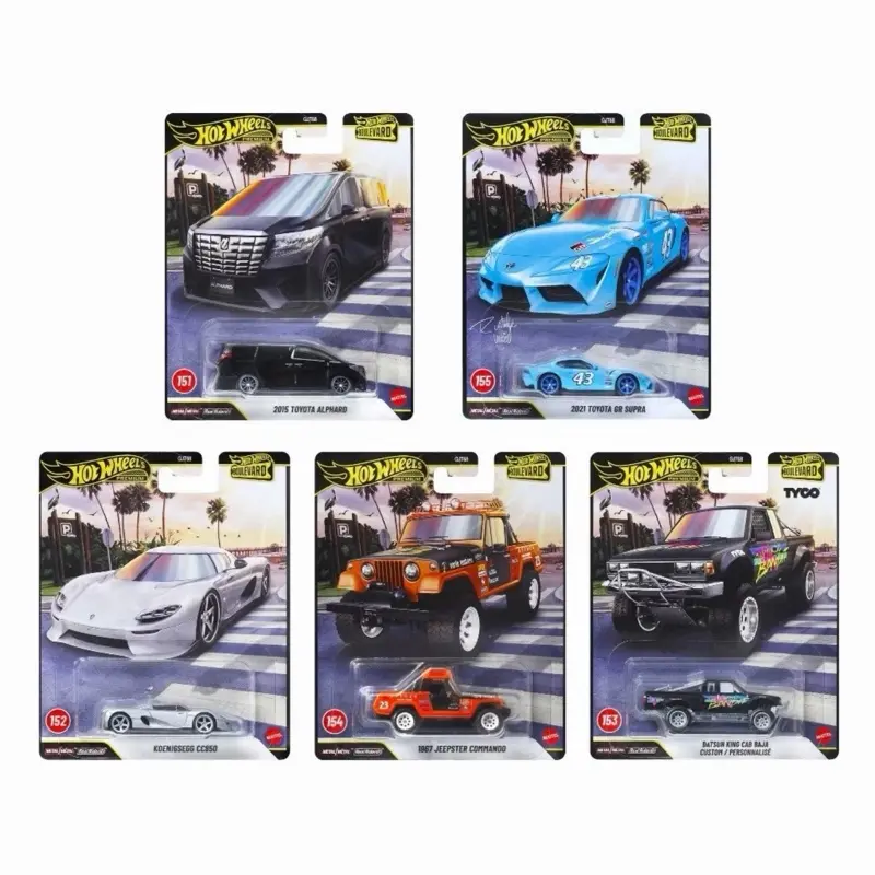 Hot wheel boulevard set 150-154