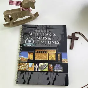Full-Color Bible Study Notebook - Office Stationery with Charts, Maps, Timelines, Visual Faith Reference Guide, Ideal Religious Gift for Bible Enthusiasts, Suitable for Beginners & Devoted Learners accessories