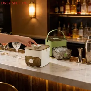 Large 48-Grid Ice Cube Tray with Easy Lid Design, Dual-Layer Plastic Storage Tray, Suitable for Fridge, Portable, Ideal for Drinks Tea Coffee Bar, Ice Cube Mold, Home Bar Accessories