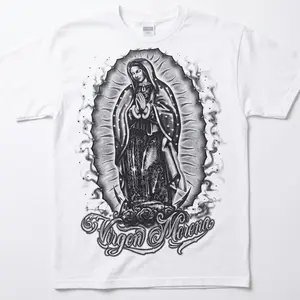 Our Lady Of Guadalupe Virgin Mary Virgen Morena T-shirt Graphic Tee Tops Underwear Crewneck Menswear