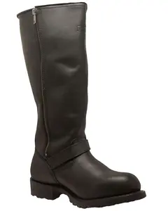 Adtec Men's Ad Tec Men'S Engineer Biker Boot Round Toe - 1443Zipper