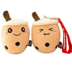 Soft Boba Keychain – Kawaii Plush Bubble Tea Accessory for Backpacks, Handbags & Keys – Ideal for Teens & Gift Bags