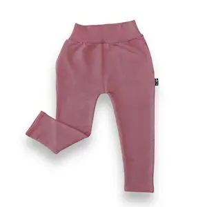 HAREM PANTS- Mauve, Kids Soft Bamboo Casual Pants