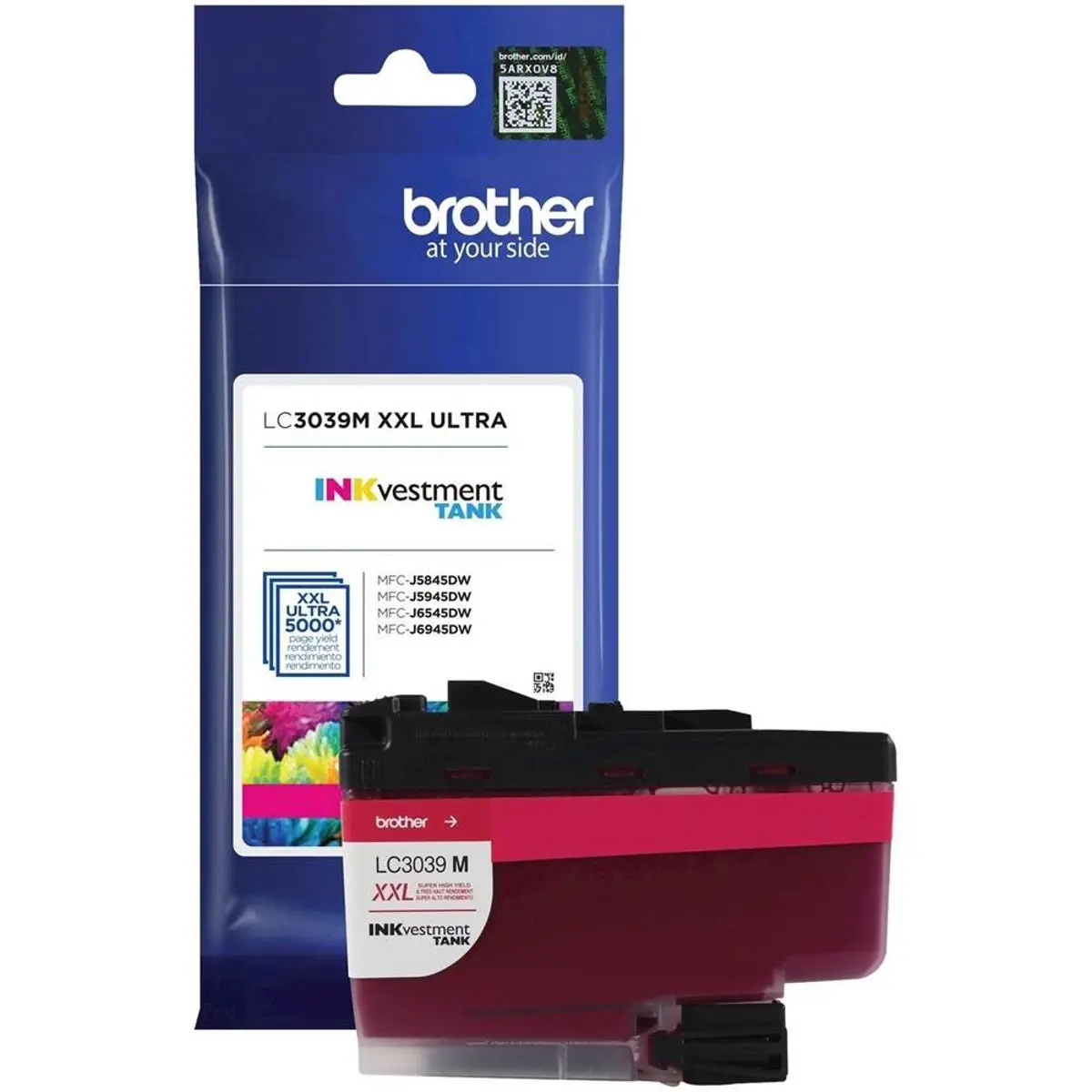 Brother LC3039 Ultra High Yield INKvestment Tank Ink Cartridge, Up to 5000 Pages, Magenta
