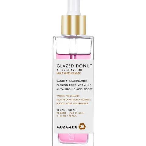 MUZAMOX After Shave Oil, Soft After Shave Oil Glazed Donut for Women Smooth Skin,For Shave Itchiness & Ingrown Hairs,Gift(GLAZED DONUT, 3.1fl.oz/90ml)