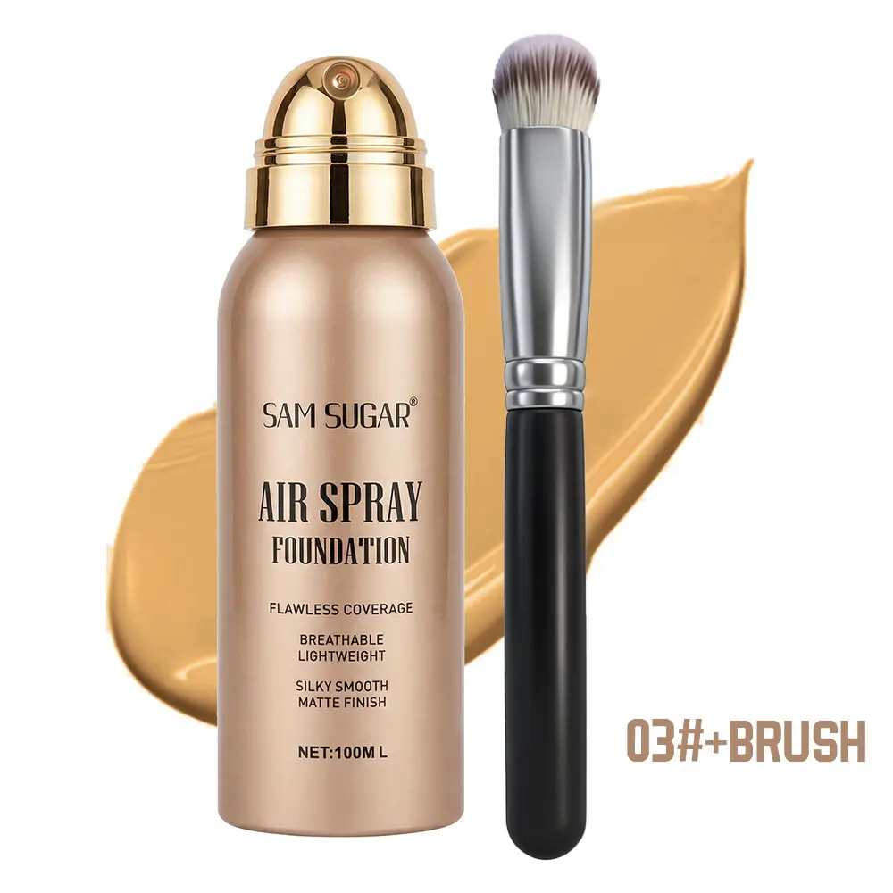 Matte foundation spray with zero powder feel. Lightweight and skin-friendly, no cakey look. Creates natural matte finish, perfect for daily makeup and outdoor use Longwear Makeup