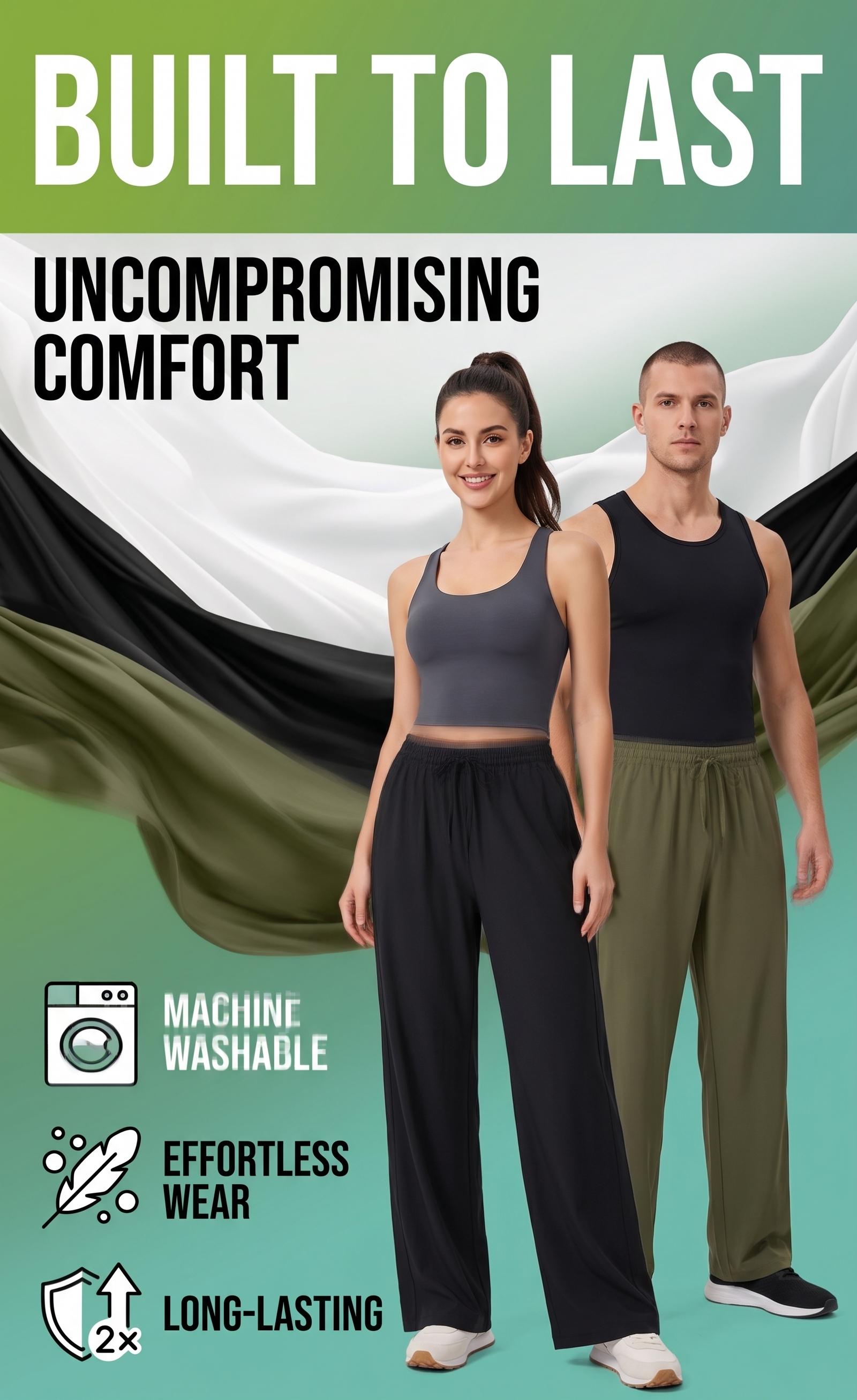 CAONAT 2.0 air conditioning pants, Ice Cooling Straight Pants, Unisex Lightweight Breathable Stretch Basic Plain All-Seasons Summer Casual Trousers CAONAT 2.0 air conditioning pants, Ice Cooling Straight Pants, Unisex Lightweight Breathable Stretch Basic Plain All-Seasons Summer Casual Trousers