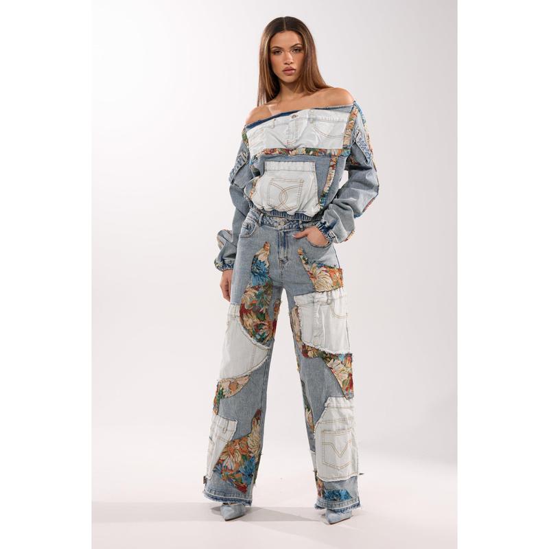 CHANGE IT UP WIDE LEG DENIM