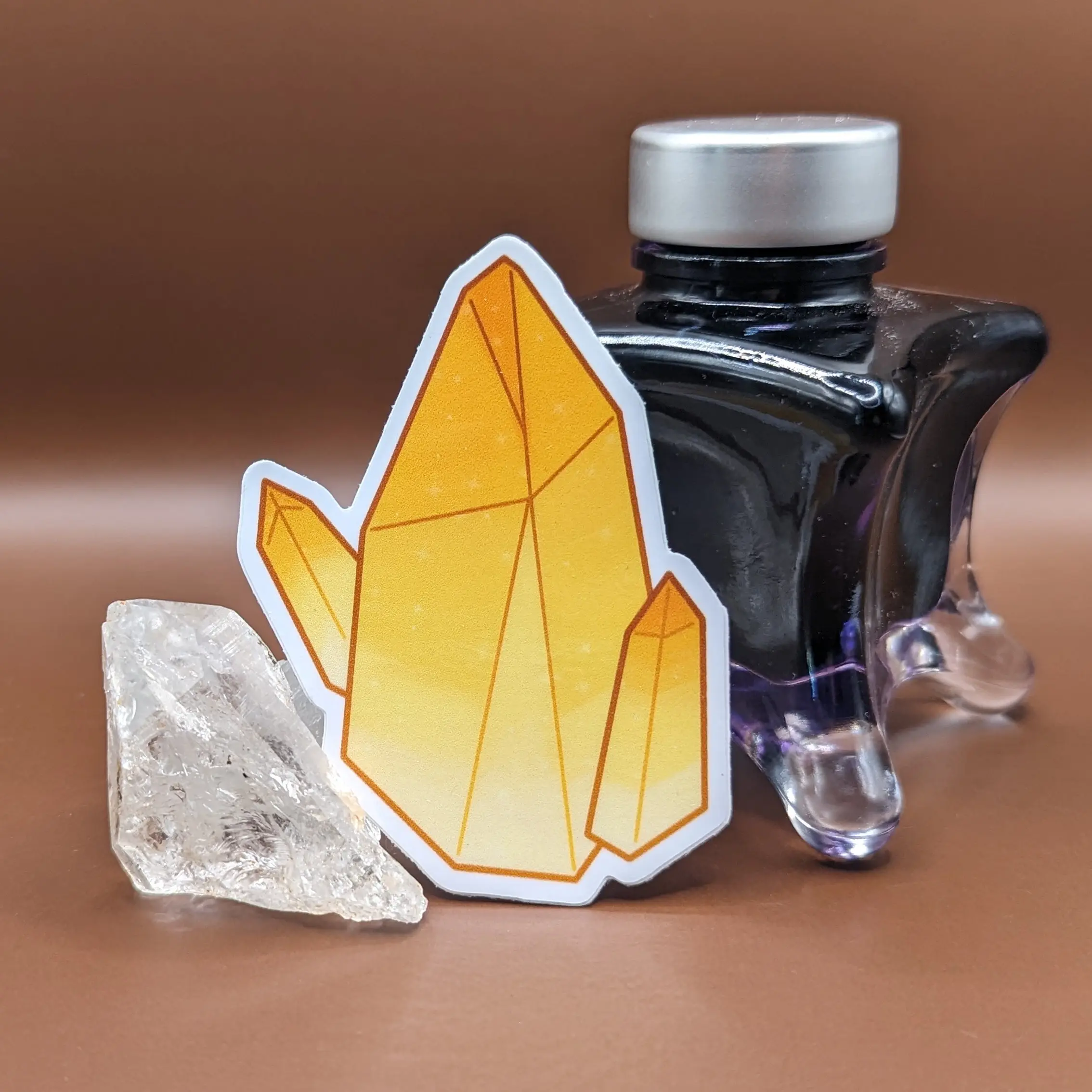 Citrine Crystal Sticker decorative sticker