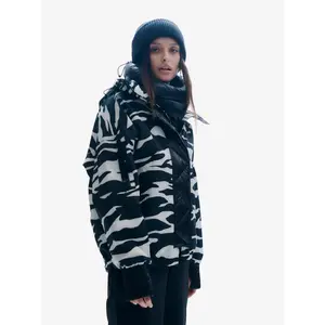 Sloane Insulated Jacket - Zebra