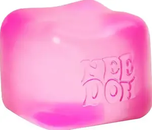 NeeDoh Nice Cube - Satisfying Cube Squeeze Toy - Soft Squeeze Toy in Assorted Colors -