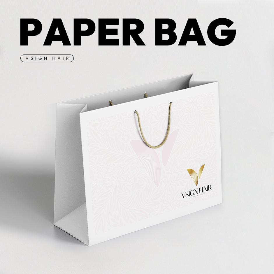 VSIGN Luxurious Hair-wrapped Handbag for Wig Boxing and Daily Use