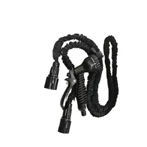 Magic Expandable with High Pressure Car Wash Adjustable Nozzle, 25/50/75/100/125ft Options, Lightweight and Tangle-Free Design, Soaker Hose for Garden