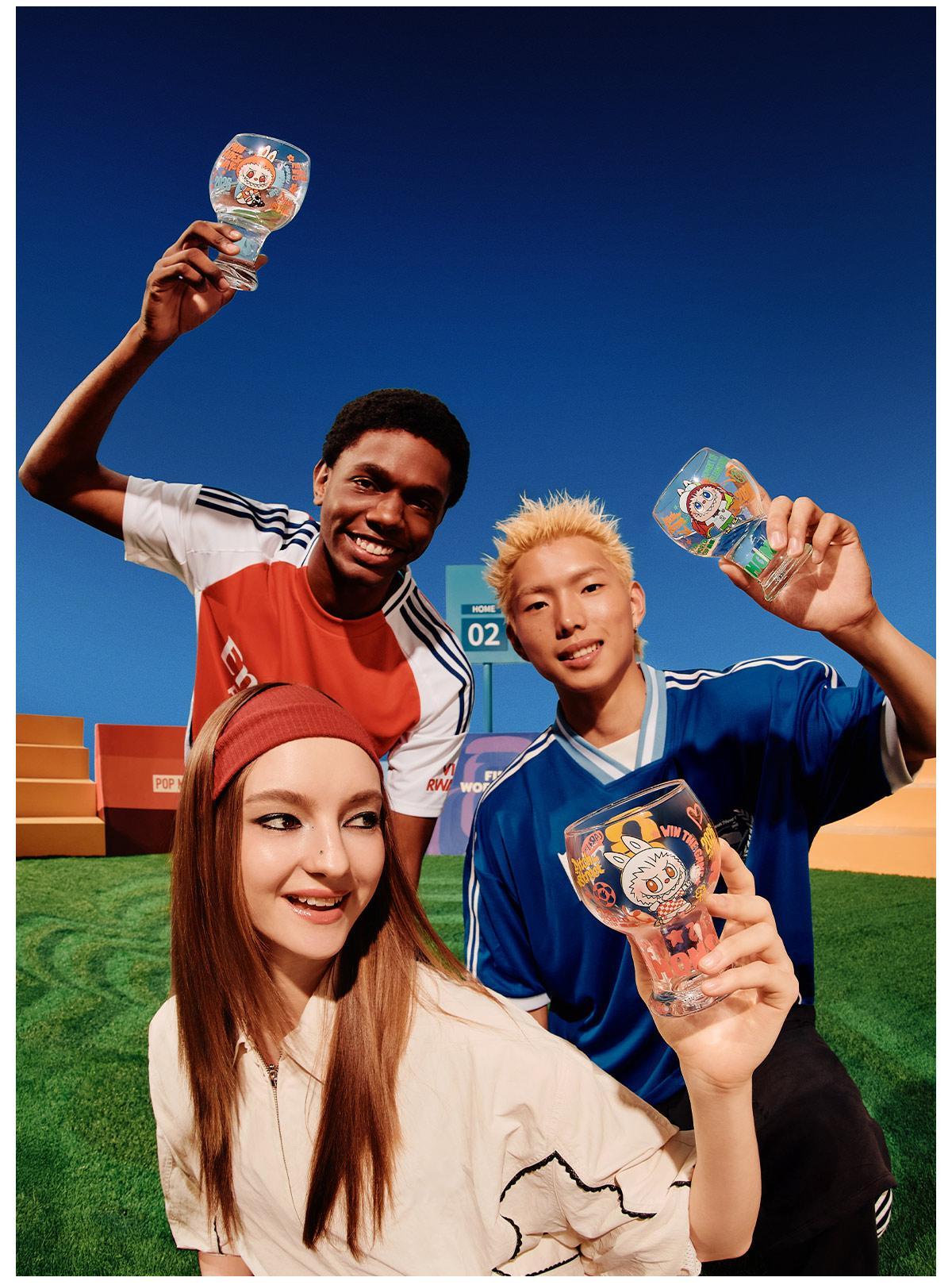 [POP NOW]THE MONSTERS × FIFA SERIES-Glass Cup Blind Box POP MART