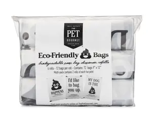 Eco-Friendly Poop Bags - 6 Refill Rolls