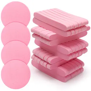 120 Pcs Facial Sponge Compressed for Women - Safe & Comfortable Material, Portable Size, Easy to Use & Store, Multi-purpose for Face Cleaning & Makeup