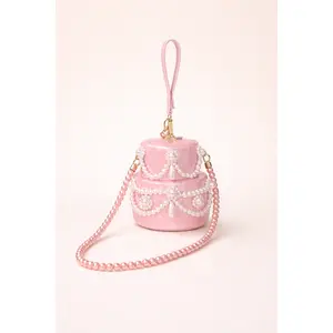 Pearl Cake Mini Bag – Pink