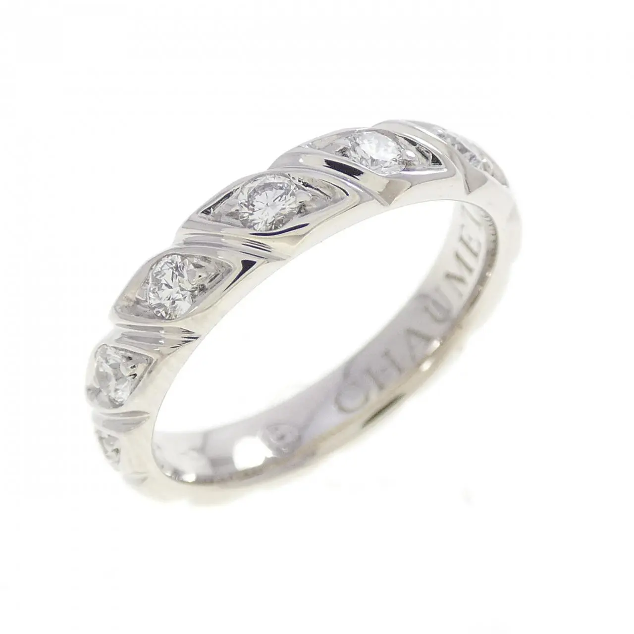 Chaumet Torsade Platinum Ring Size 9.5