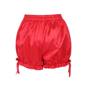 Red Satin Bloomers