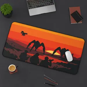 ARC Raiders Desk Mat Leapers Desk Mat ARC Raiders Mouse Pad Video Game Gaming Desk Pad Minimalist Art Sizes 12x18-12x22-16x32