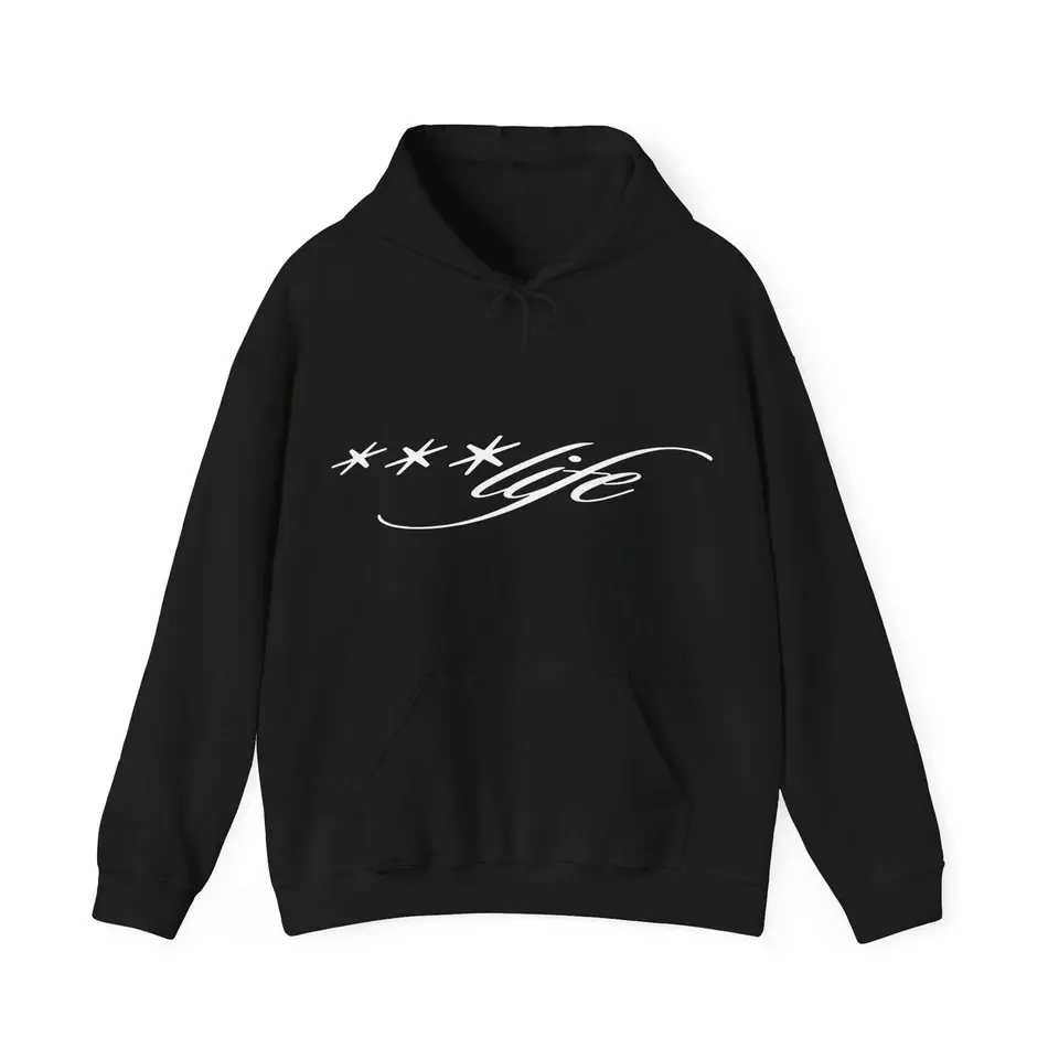 2hollis Life Script Hoodie, Album Tour Merch Pullover, Vintage Graphic Sweatshirt, Unisex Hip Hop Streetwear Fan Gift