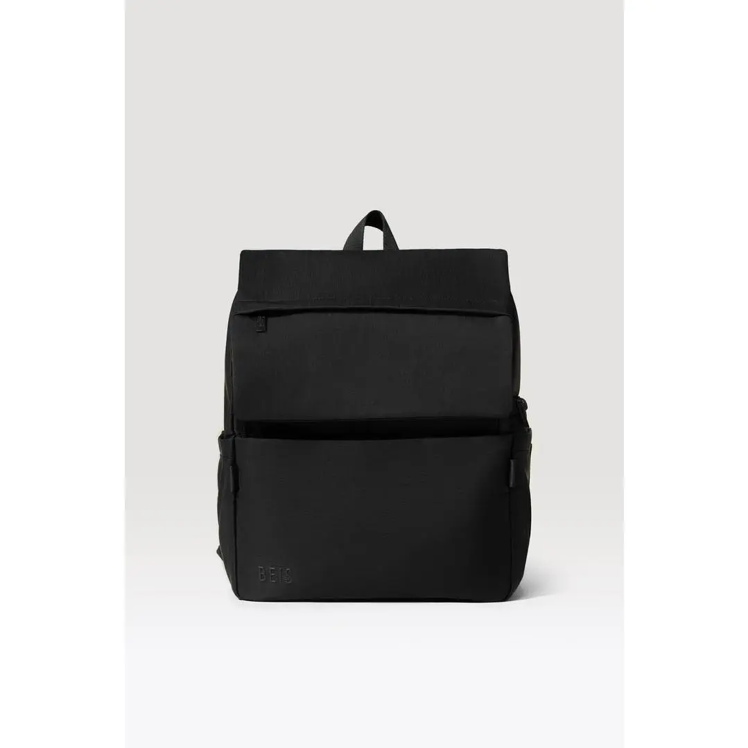 BEIS The Ultimate Black Diaper Backpack - Stylish, Functional Baby Changing & Travel Backpack for Parents