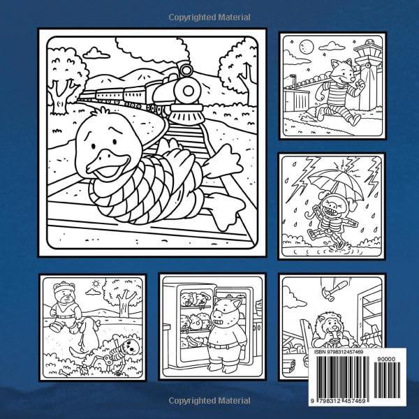 Cozy Crime Scenes 2: A Parodic Cute and Comfy Coloring Book for Adults – 40 Hand-Drawn Hygge vibes Crime Scenes to Color for Stress Relief: The ... friends who love coloring - but not for kids, Paperback