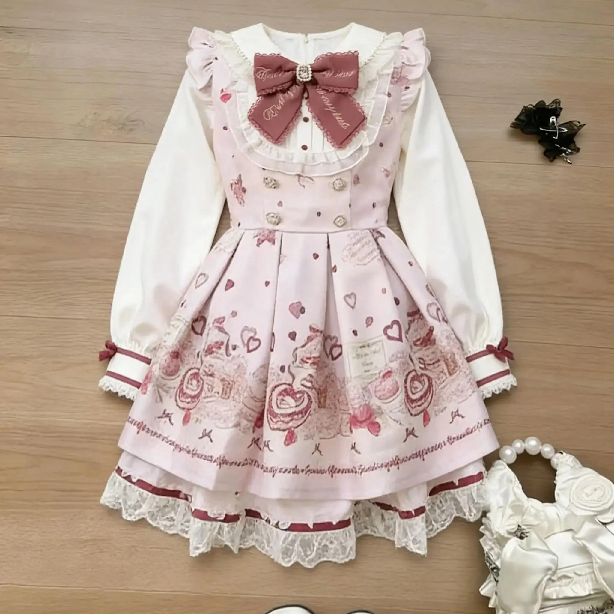 3733 Pink Dress Set