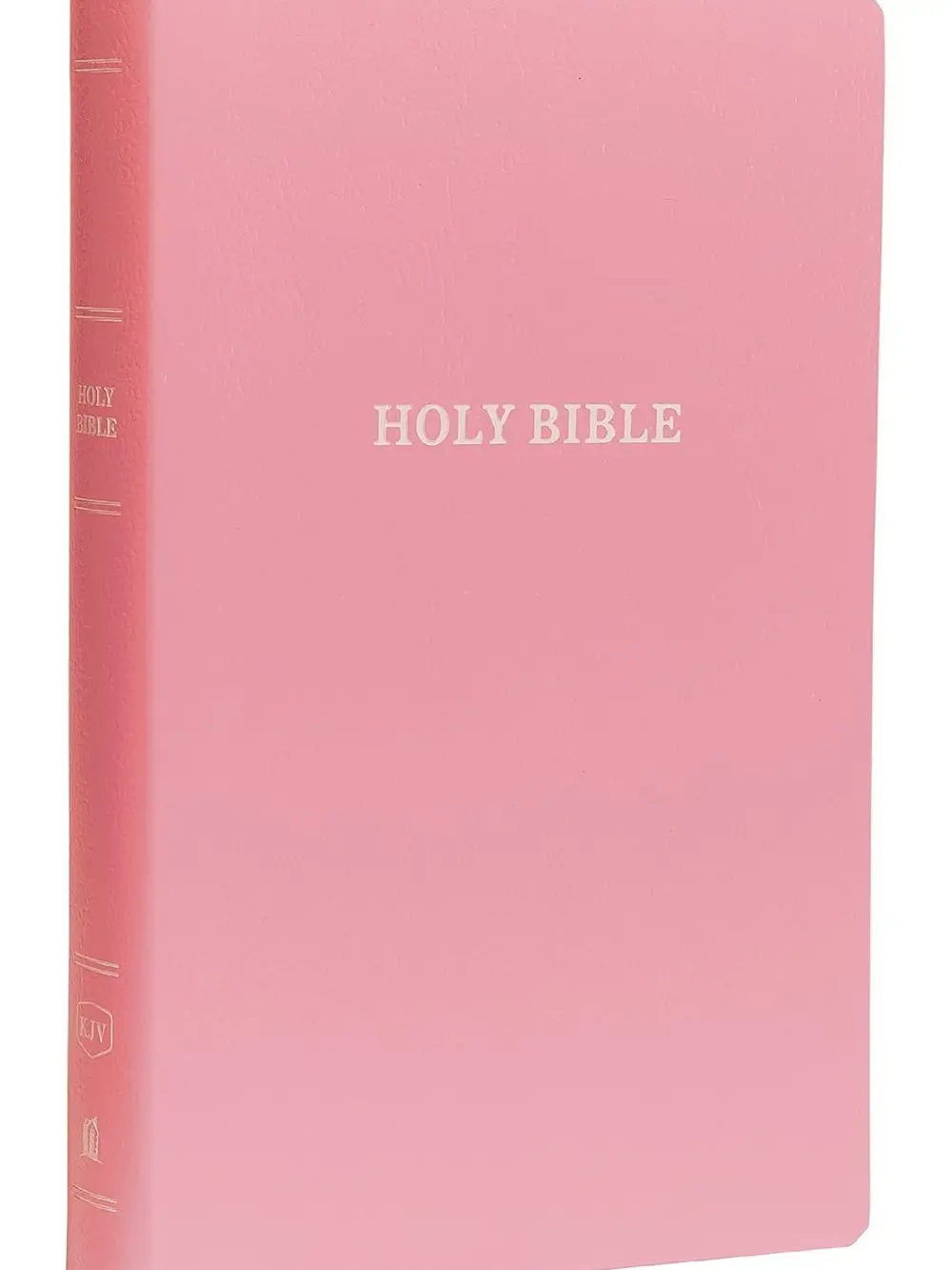 Holy Bible: Gift and Award, Pink Leather-Look, Red Letter, Comfort Print: King  Version.