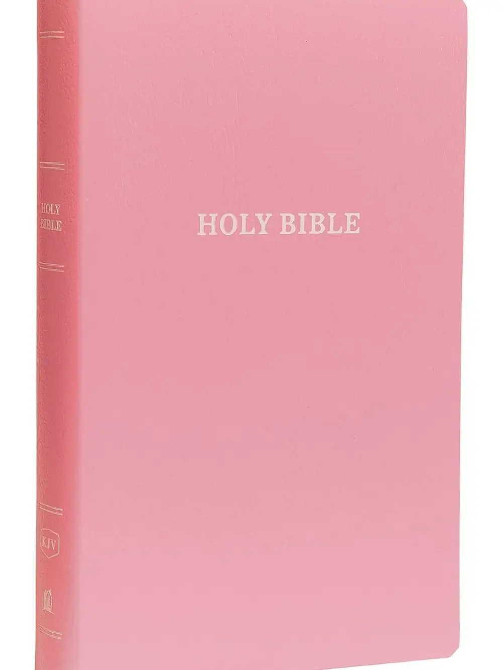 Holy Bible: Gift and Award, Pink Leather-Look, Red Letter, Comfort Print: King Version.