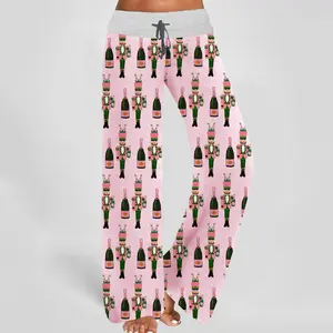 Bucket Nutcracker Contrast Wide Leg Pants For Women - SHESHOW