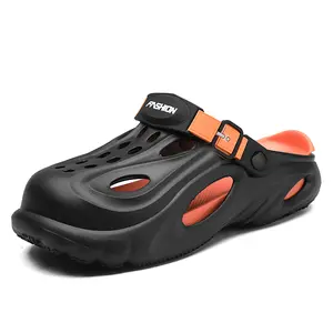 Men's Soft Comfort Clogs Summer Casual Anti-slip Thick Bottom Quick Dry Outdoor Beach Shoes