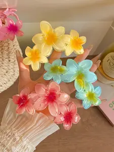 Elegant Floral Hair Clip, 3D Flower Design, High-End Back-Of-Head Accessory, Perfect for Daily Commute, Weddings, Parties, Fashion Gift, Flower Hair Clips, Floral Hair Accessories