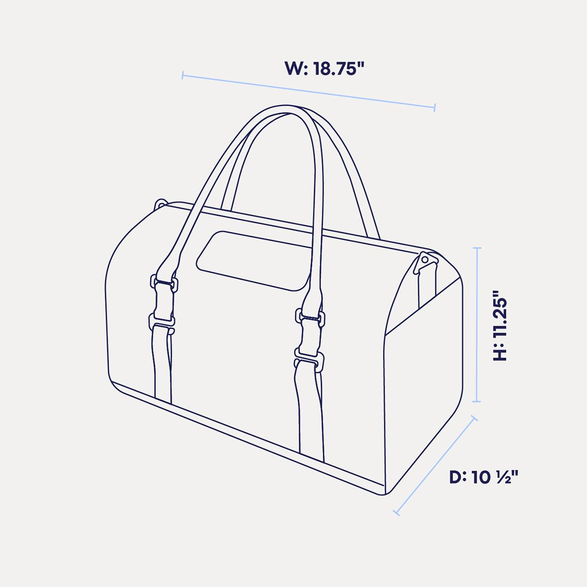 Porto Cat Carrier - Soft-Sided, Water-Resistant Canvas, Breathable Mesh Windows, Removable Faux Shearling Bedding, Cat Travel Bag