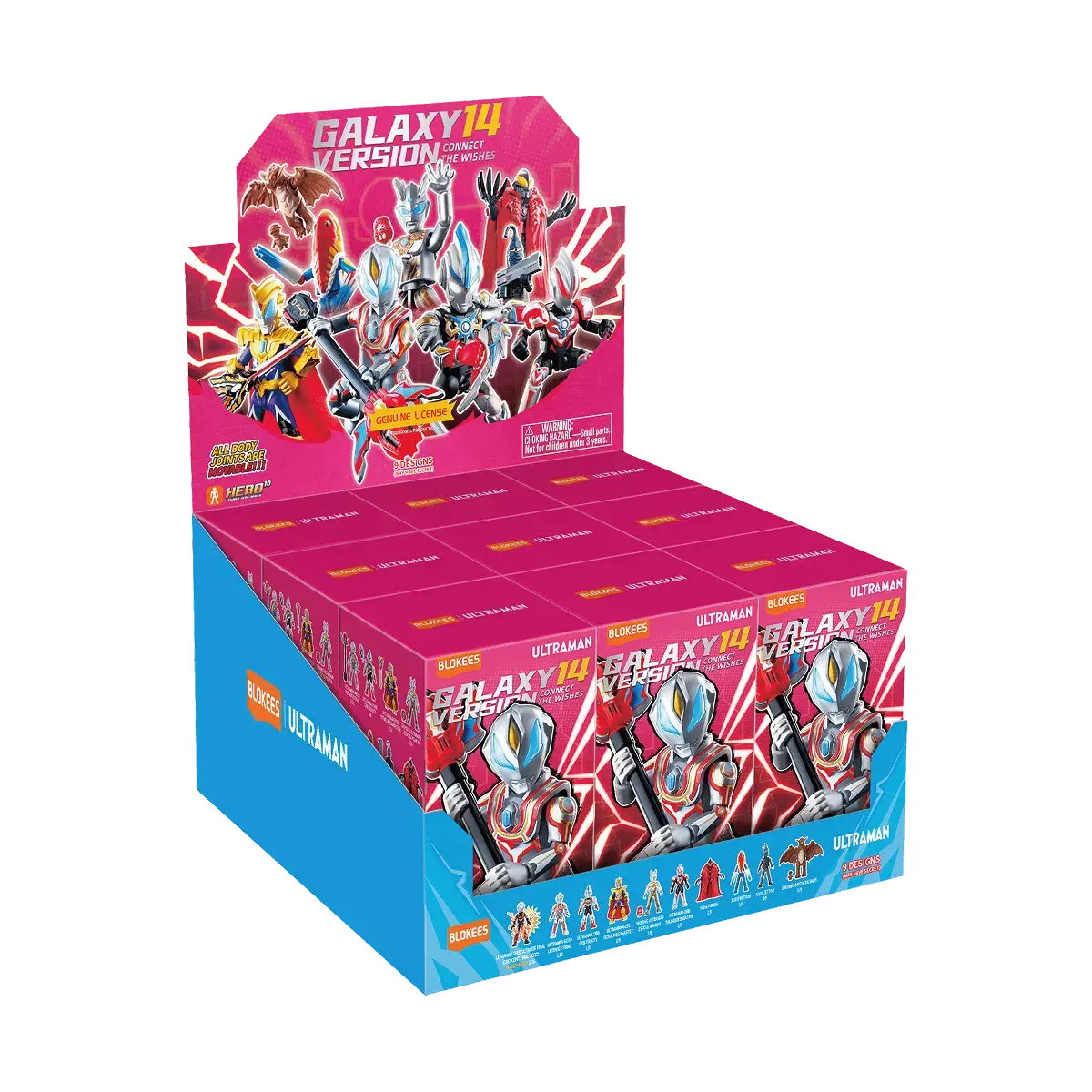 Blokees Ultraman Galaxy Version 14 - Connect The Wishes Set Box