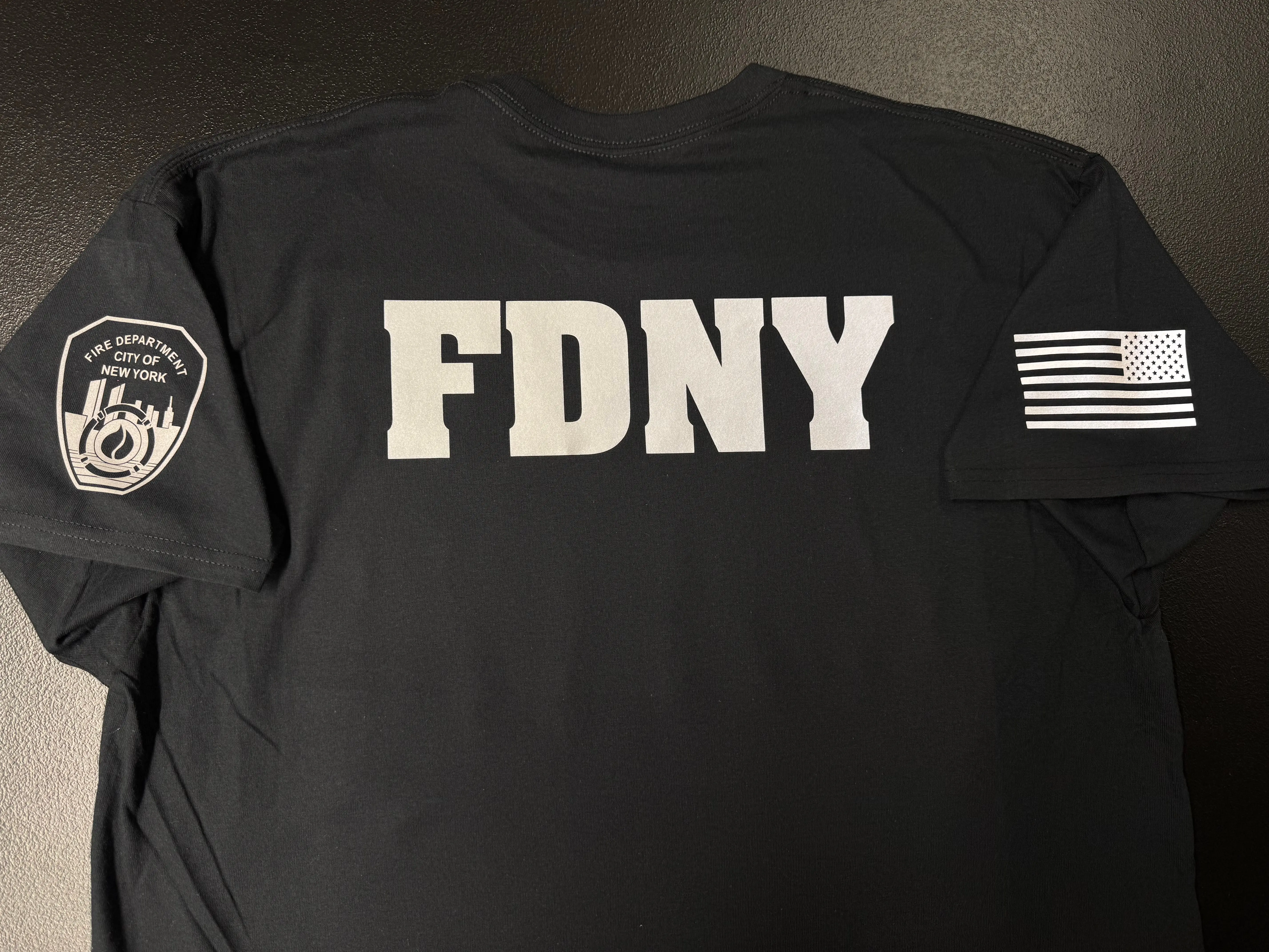 FDNY Reflective T-Shirt – Unisex Cotton Soft Classic Tee