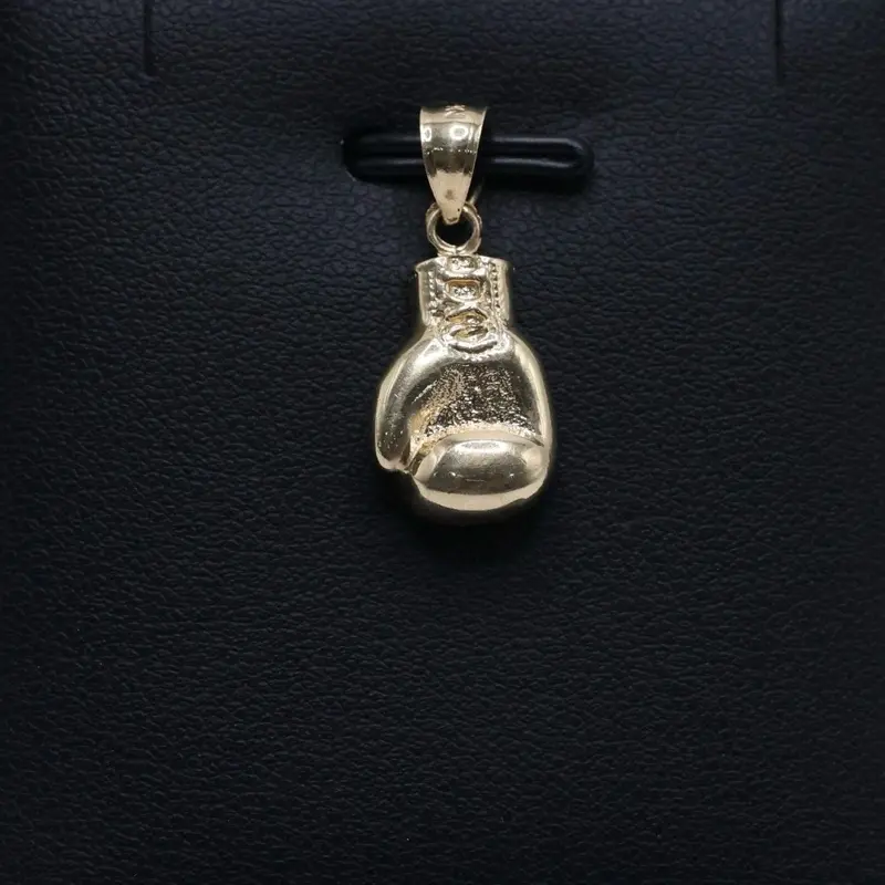 14KT Gold Small Boxing Glove Pendant