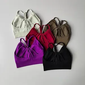 Peach Seamless Yoga Set – High Waisted Women’s Activewear