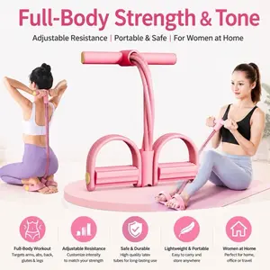 6-Tube Pedal Puller Resistance Rope