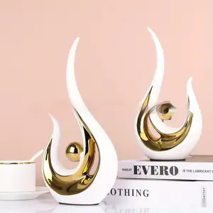 Modern Luxury Resin Home Decor Ornaments – Elegant Tabletop Decoration Set