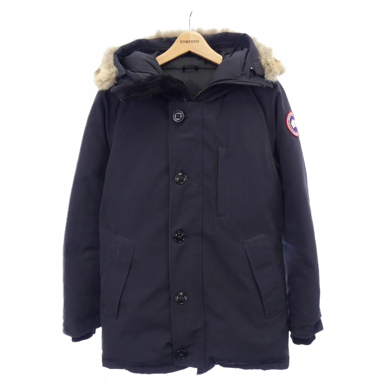 Pre-owned Canada Goose Nylon Small Leather Goods Jasper Down Jacket