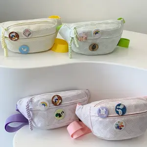 Simple casual ins style bag women's crossbody bag sports chest bag niche student fashion waist bag