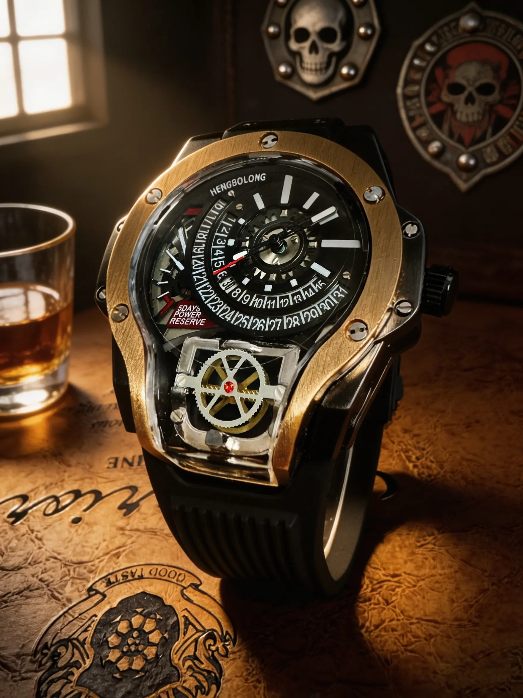 Black & Gold & Black