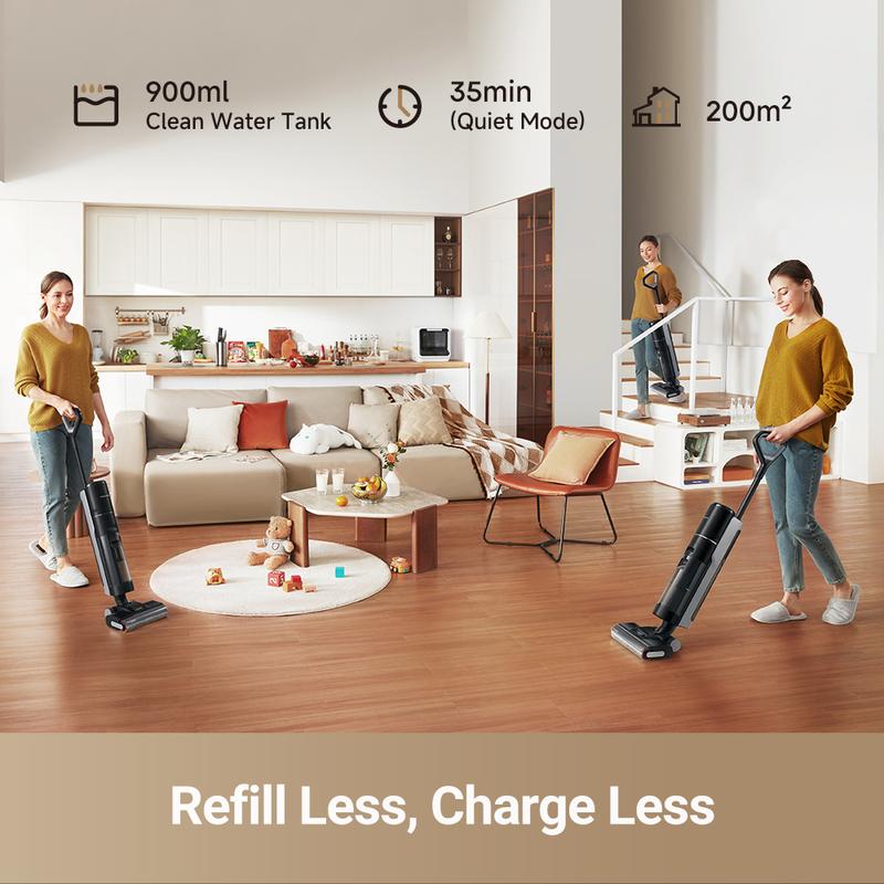 DREAME G10 Wet Dry Vacuum Cleaner, Cordless Vacuum Mop All in One with Auto Self-Cleaning, Up to 30 Mins Runtime, Cordless Floor Cleaner Machine for Hard Floors, Edge Cleaning Wet Dry Vacuum DREAME G10 Wet Dry Vacuum Cleaner, Cordless Vacuum Mop All in One with Auto Self-Cleaning, Up to 30 Mins Runtime, Cordless Floor Cleaner Machine for Hard Floors, Edge Cleaning Wet Dry Vacuum