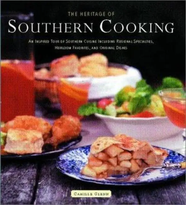 USED Book - Heritage of Southern Cooking: An Inspired Tour of Southern Cuisine Including Regional Specialties, Heirloom Favorites, and Original Dishes by Camille Glenn (Hardcover) - english