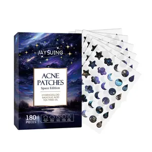 Starry Sky Pattern Acne Patches, Blemish Patches, 3 Boxes Hydrocolloid Acne Cover Patches, Facial Skin Care Products for Women & Men