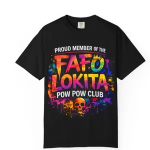 FAFO Lokita Pow Pow Club T-Shirt | Proud Member Streetwear Tee