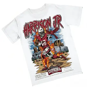 Marvin Harrison Jr Planet Euphoria Shirt Vintage Football Graphic Tee for Men Women Fans Y2k Streetwear
