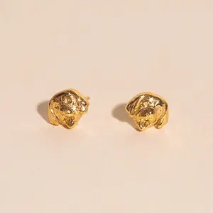 Golden Retriever Stud Earrings